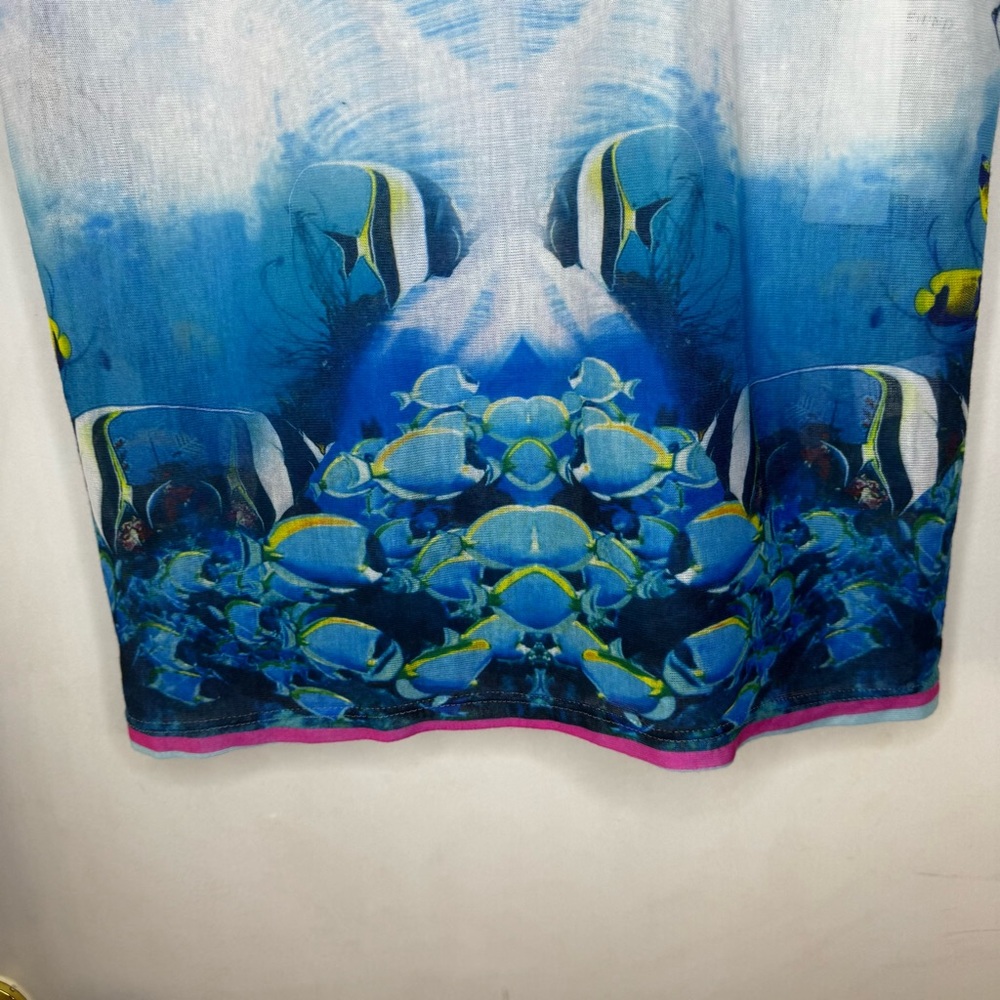 Clover Canyon Blue Ocean Graphic Tee - Picture 4 of 5